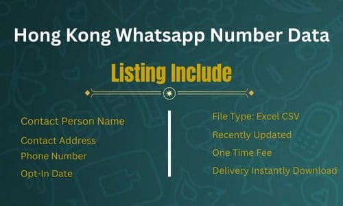 香港 WhatsApp 号码