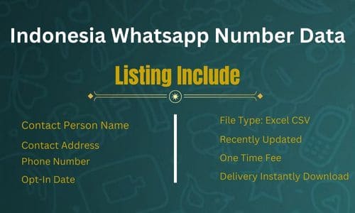 印尼 WhatsApp 号码