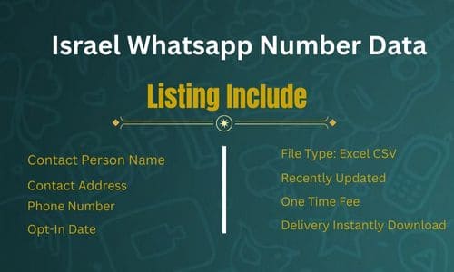 以色列 WhatsApp 号码