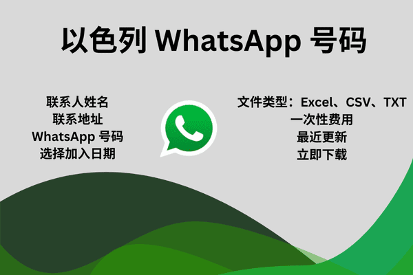 以色列 WhatsApp 号码