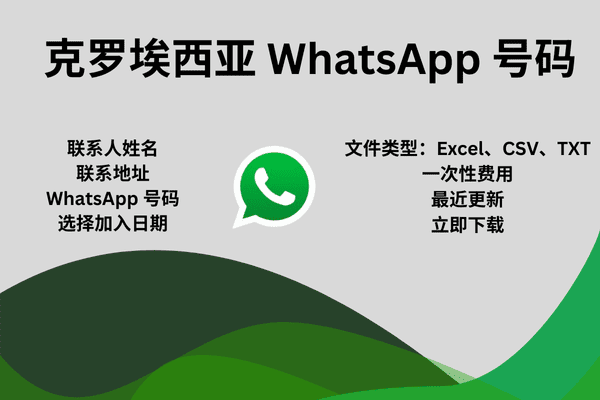 克罗埃西亚 WhatsApp 号码