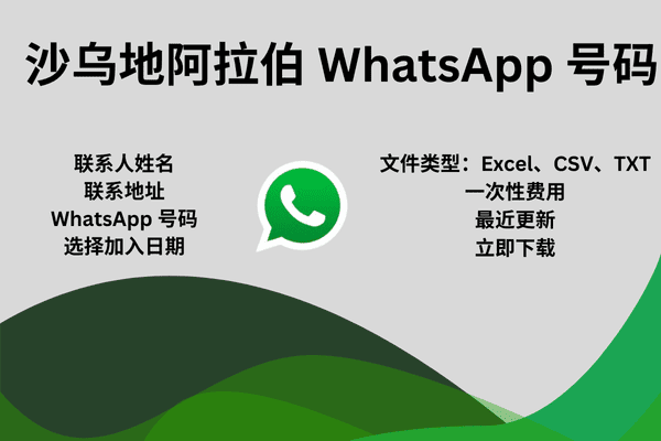 沙乌地阿拉伯 WhatsApp 号码