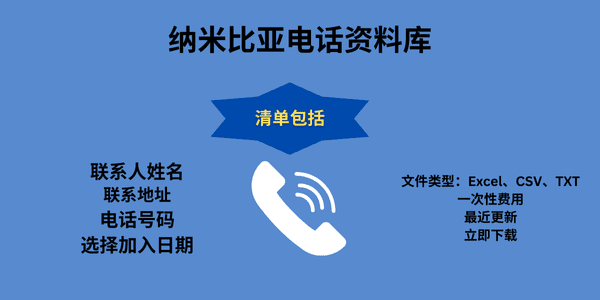 纳米比亚电话资料库