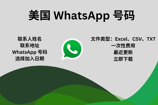 美国 WhatsApp 号码